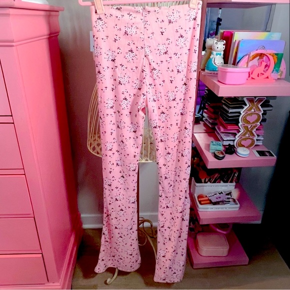 Tiger Mist Floral Y2K Pants - Picture 2 of 4
